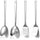 Top Quality Stainless Steel Kitchen Utensils Set 4pcs Spatulas Set Cooking Spoon Food Serving Cooking Utensils Set Kitchen Tool