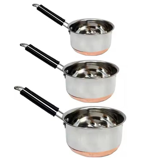 Competitively Priced Factory Stainless Steel Cookware Set Kitchen Cooking Pans Including Sauce Pans Made of Metal