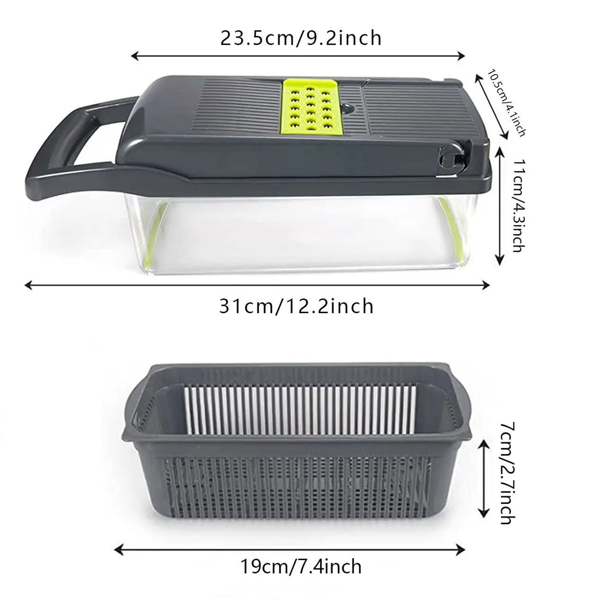 D01007HXKCJ 780 G Non Slip Portable Manual Kitchen Utensils-Safe and Versatile Vegetable and Fruit Gadget for Home Use