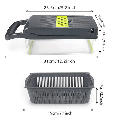 D01007HXKCJ 780 G Non Slip Portable Manual Kitchen Utensils-Safe and Versatile Vegetable and Fruit Gadget for Home Use